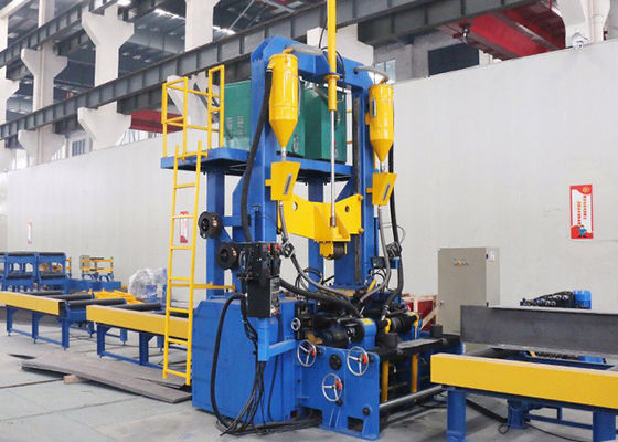 ZHJ0815 কাস্টমাইজড এইচ বীম ঢালাই লাইন ইস্পাত পরিষদ ওয়েল্ডিং সোজা মেশিন
