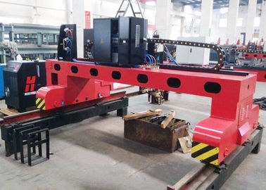 CNC-4000X12000 প্যান্টির প্রকার গ্যাস এবং প্লাজমা কাটার মেশিন 1 গ্যাস টর্চ 1 প্লাজমা টর্চ