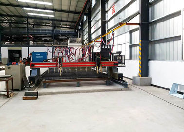 CNC5-4000X14000 প্যান্ট প্রকার মাল্টি-মাথা স্ট্রিপ শিখা এবং রক্তরস কাটন মেশিন