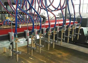 এইচ বিম উত্পাদনের লাইন জন্য CNC প্যাঁচানো প্রকার স্ট্রিপ শিখা এবং প্লাজমা কাটার মেশিন