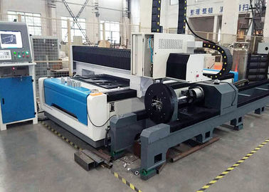 টিউব প্লেট বিশেষ CNC লেসার কাটন মেশিন 500W উচ্চ গতি 1500X3000mm