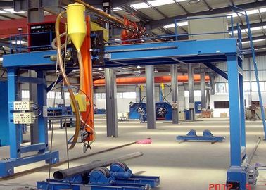 হাই মাস্ট প্রধান মোটর পাওয়ার 10KW জন্য প্যান্ট টাইপ অটো লাইট মেরু ঢালাই মেশিন